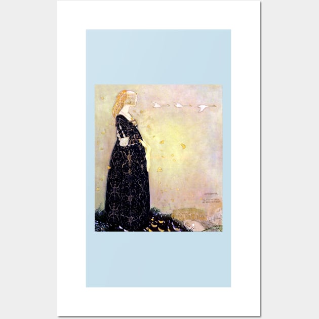 Swan Suit - John Bauer Wall Art by forgottenbeauty